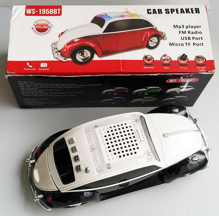 WS-1958BT Car Speaker Volkswagen Garbus TAXI głośnik radio Bluetooth