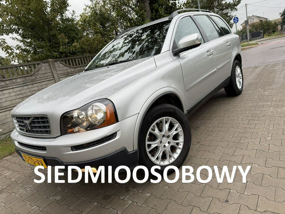 Volvo XC 90 Volvo XC90 Lift 2.5T Skóra 4x4 Alufelgi Hak 7-mio Osobowe Serwisowane!