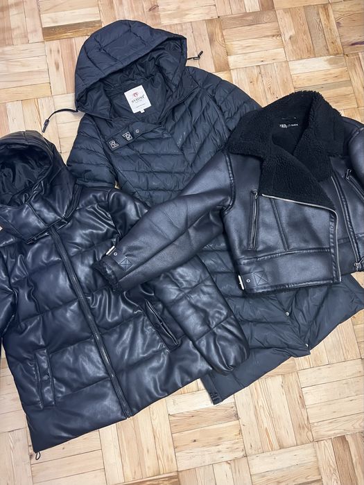 Куртка  пуховик пуфер пальто zara авіатор M