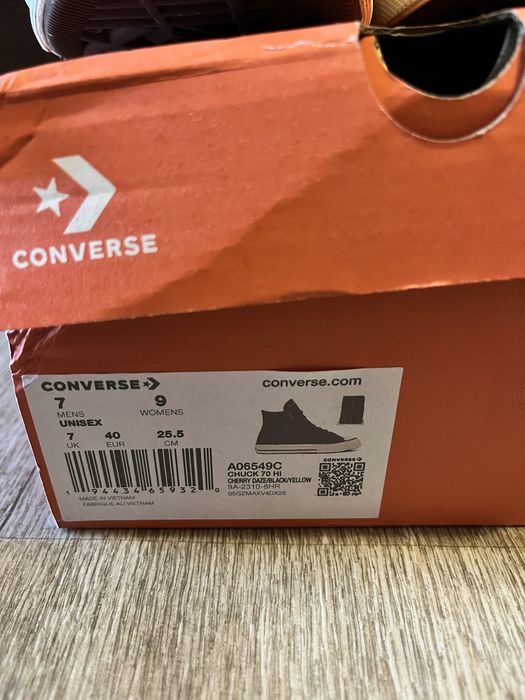 Converse Chuck 70 Hi A06549C-607 40 (7US) як нові