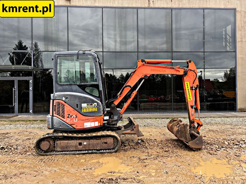 Hitachi ZX 27 U-2 MINI-KOPARKA 2009R. | JXB 8025 8030 CAT 302.5 302.4 KUBOTA U27