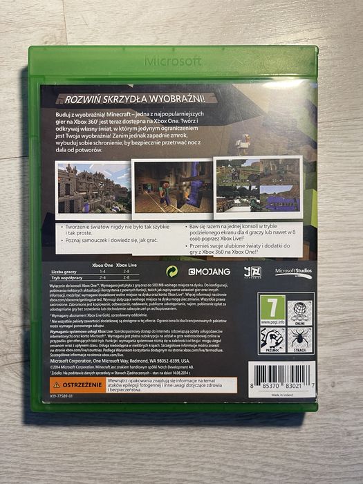 Minecraft xbox one