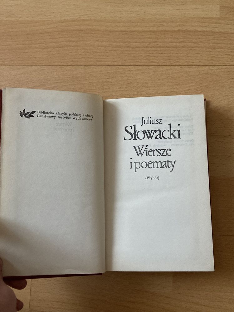 Juliusz słowacki wiersze