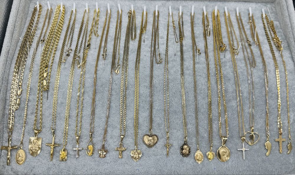 Nowe zlote zawieszki i lancuszki prova 585