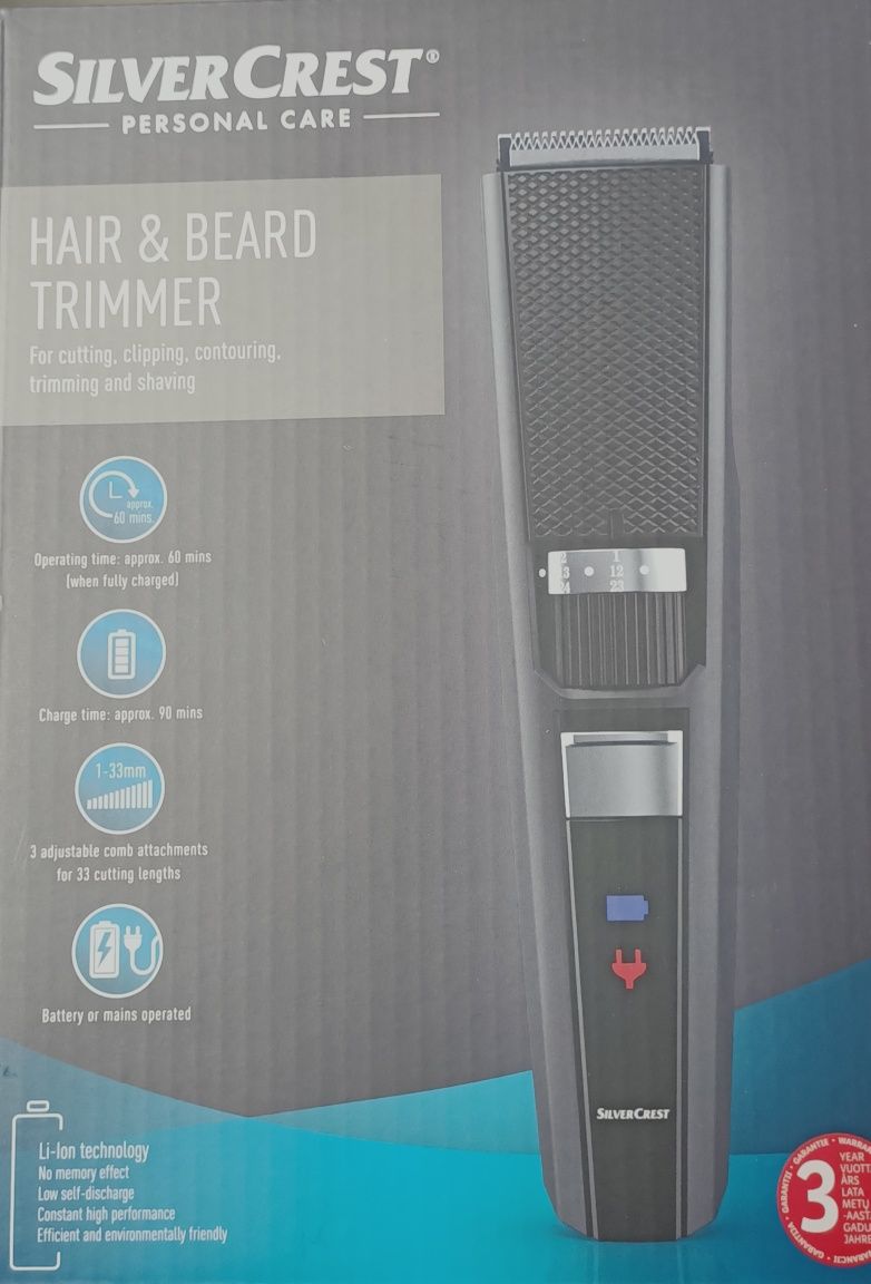 Nowa maszynka do strzyżenia włosów i brody