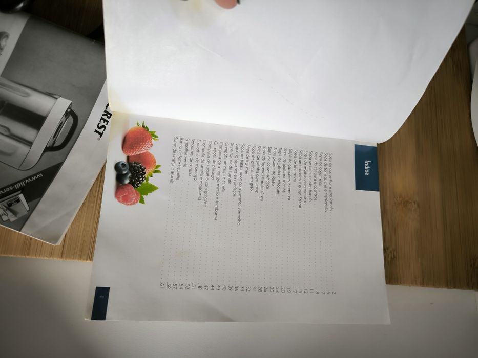 Máquina sopas, compotas e smoothies