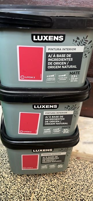 Tintas luxens para interior mate