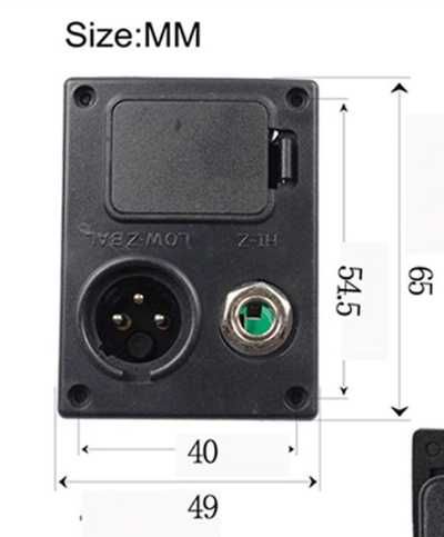 Captador amplificado equalizador e afinador para guitarra