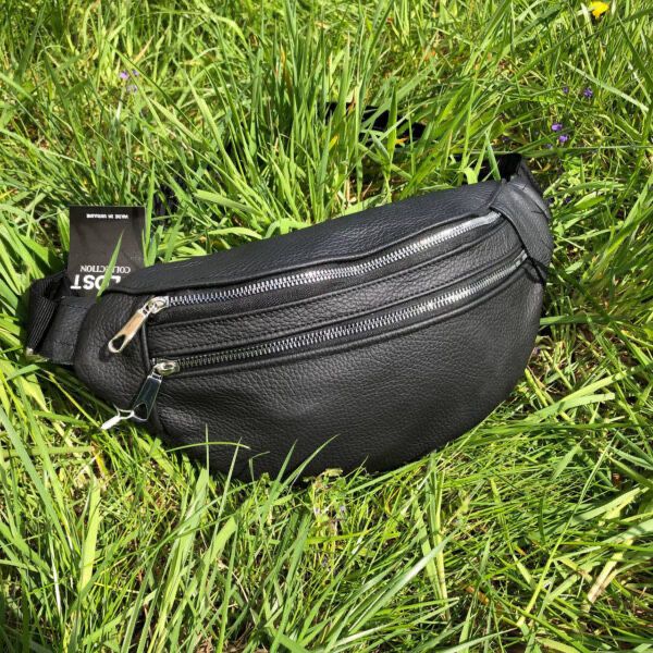 Бананка з натуральної шкіри, сумки на пояс