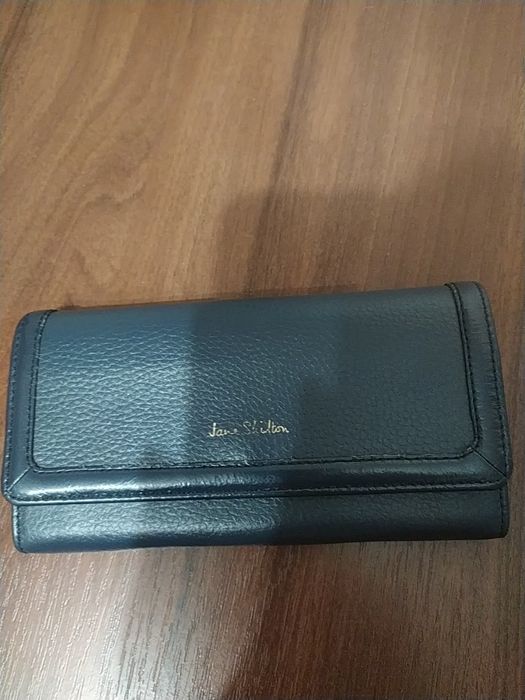 Кошелек кожа синий