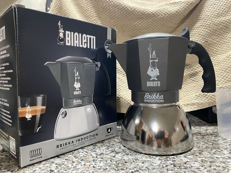 Кавоварка гейзерна Bialetti Brikka Induction на 4 чашки (170 мл.)