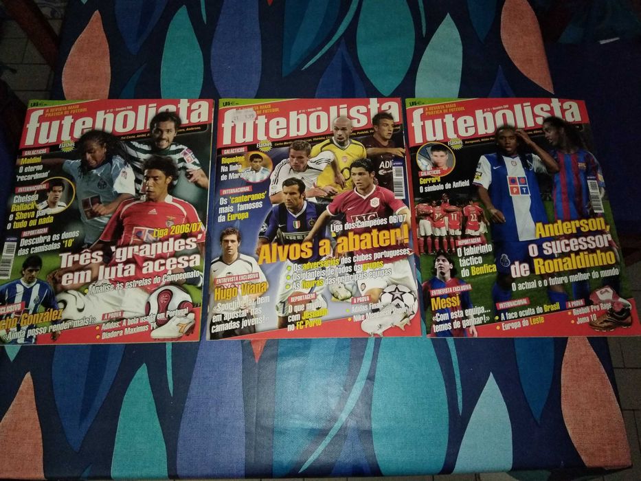 Revistas Futebolista Nº13 Nº14 Nº15 Futebol 2006 Magazine Football