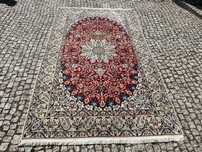 Kaszmirowy dywan perski Iran Nain 255x155 galeria 15 tys