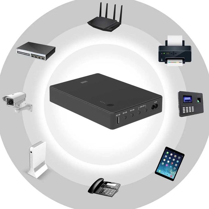 Mini ДБЖ для роутера, Зарядна станція 75Wh, 12v 5v інтернет без світла