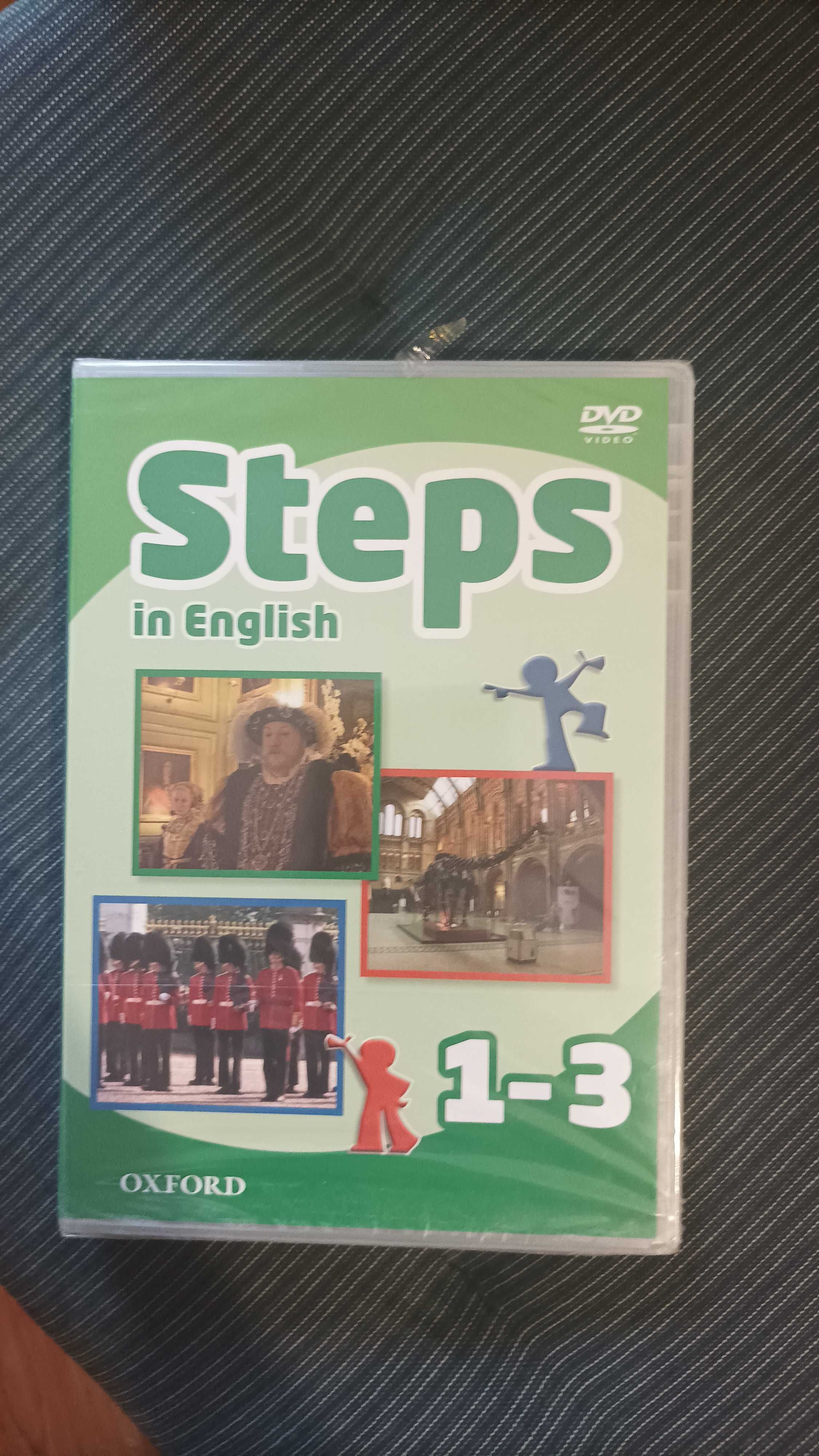 Steps in English DVD filmy szkoła podstawowa starsze klasy folia