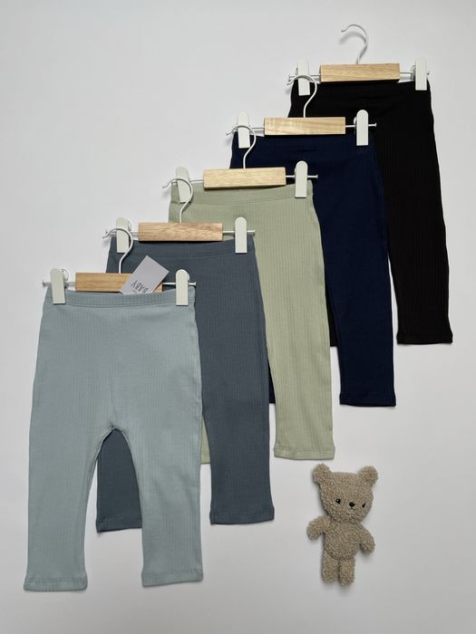 74 80 George 5pak legginsów prążkowane legginsy prążkowana bawełna