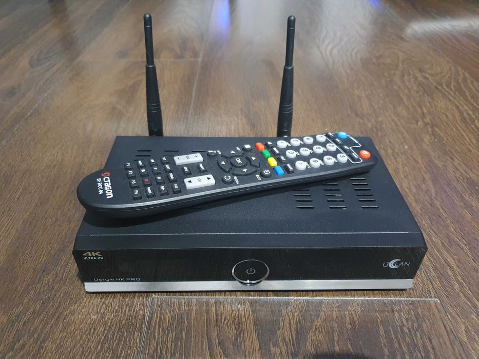 Tuner satelitarny 4K Ustym uClan z DVB-T2 (telewizja naziemna)