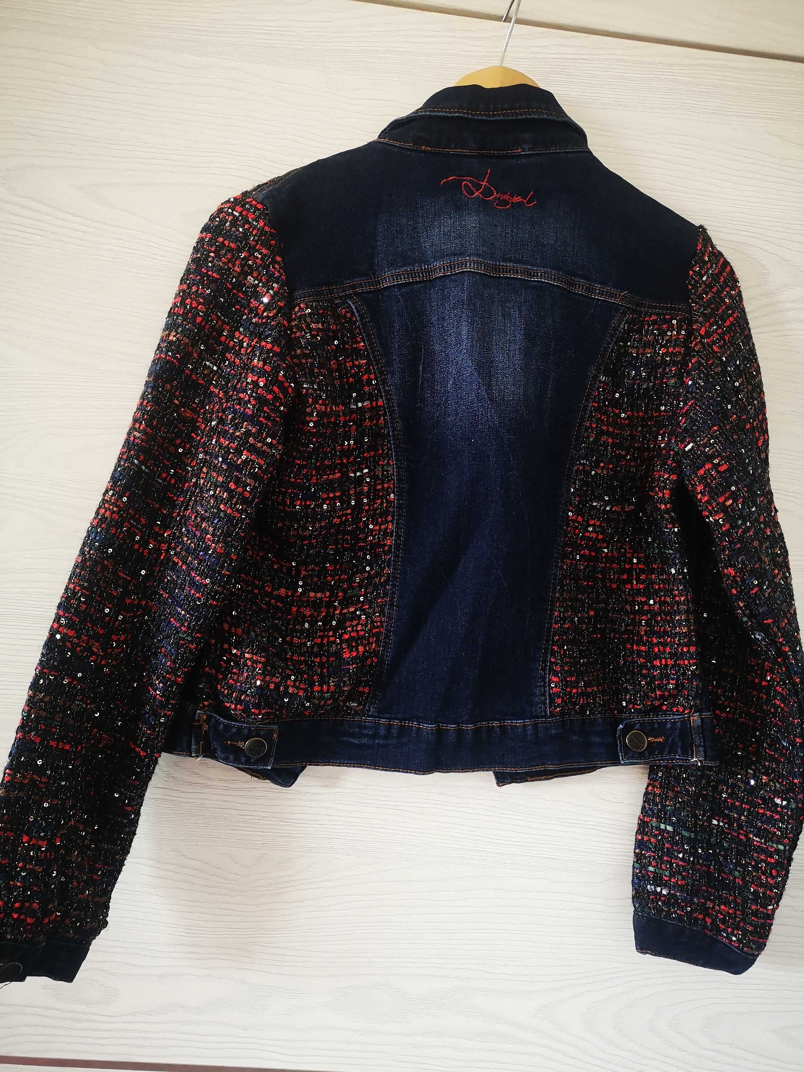 Desigual kurtka jeansowa 36 j. Nowa