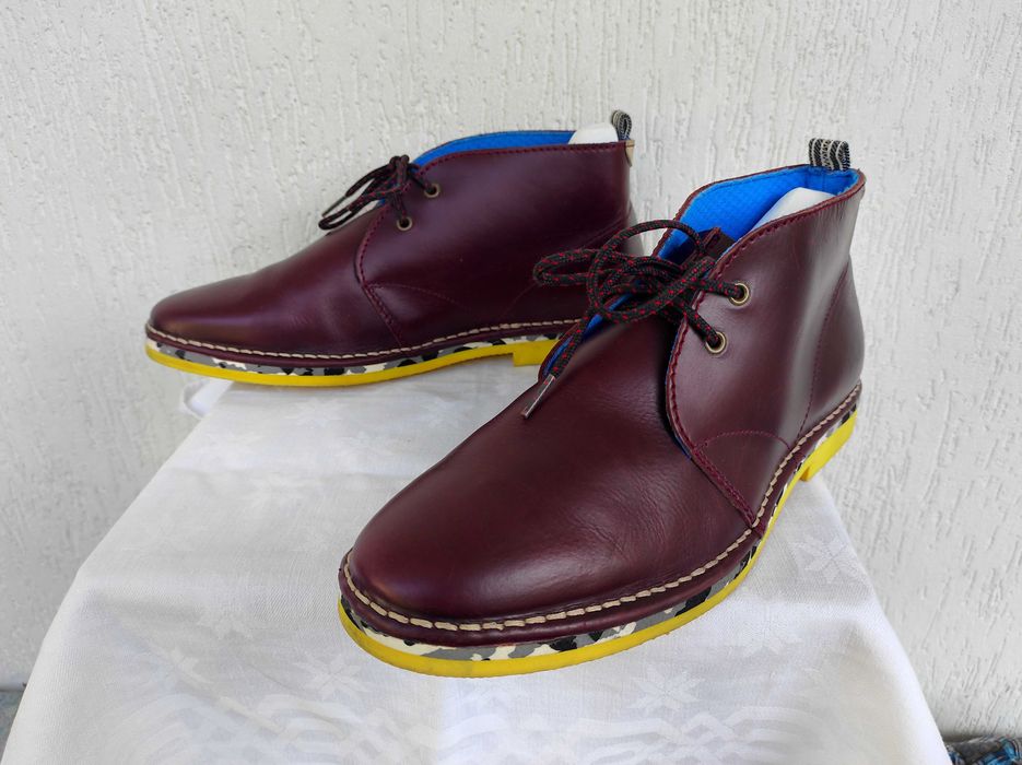 Брендовие кожанние ботинки Swear London р.44