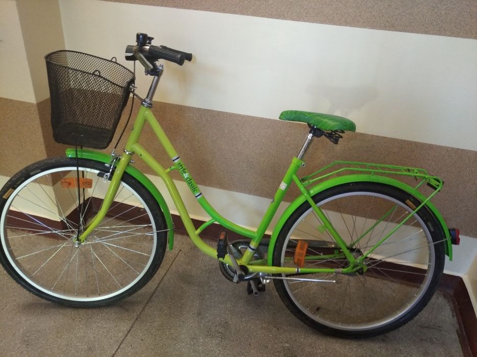 Rower damka 26 z koszykiem
