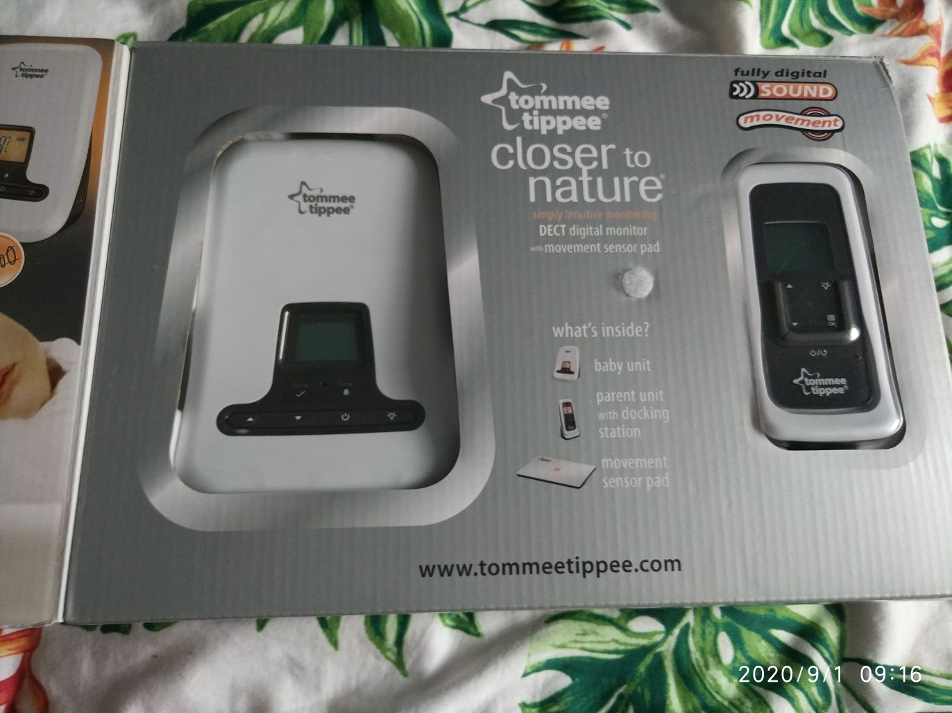 Niania elektroniczna sensor oddechu tommee tippee