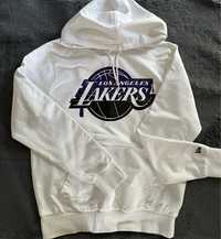 New Era Lekka bawełniana bluza z kapturem Los Angeles Lakers