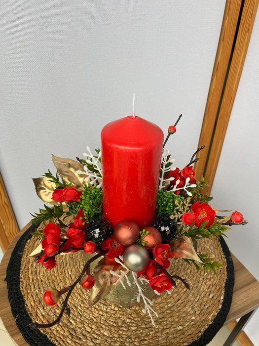 Dekoracja bożonarodzeniowa na stół