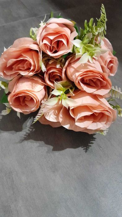 Nowe Kwiaty ozdobne sztuczne Róże dekoracja Wysyłka w 24h