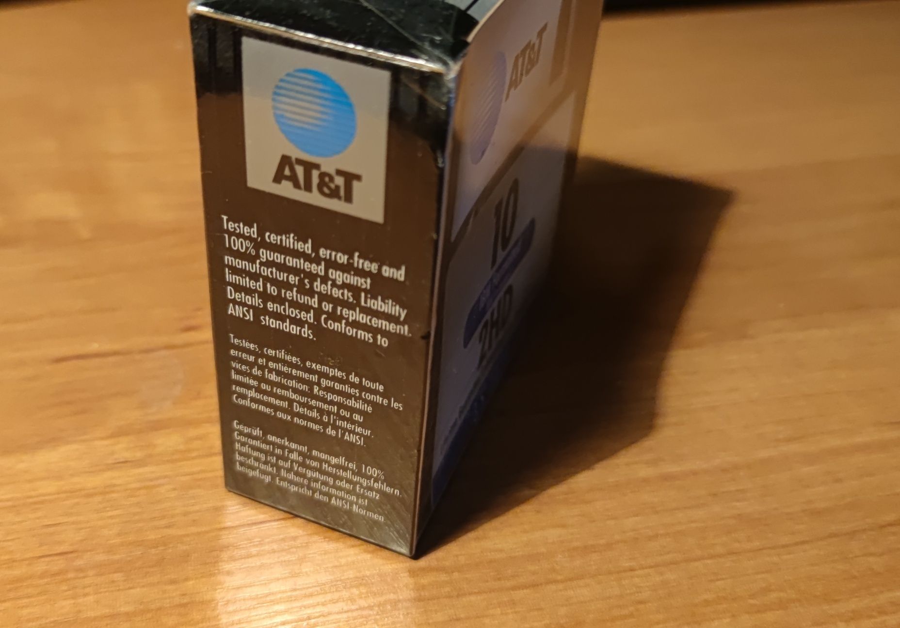 Dyskietki 3,5 AT&T 10szt. IBM formatted 2HD Nowe