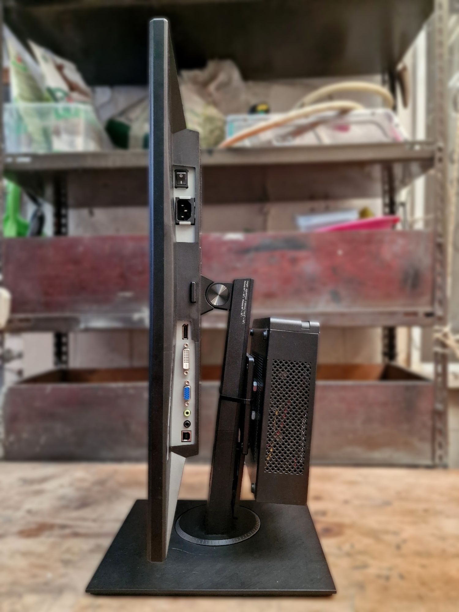 Mini PC Fanless + Monitor ASUS BE239QLB IPS 23" | Windows 11 Pro 24H2