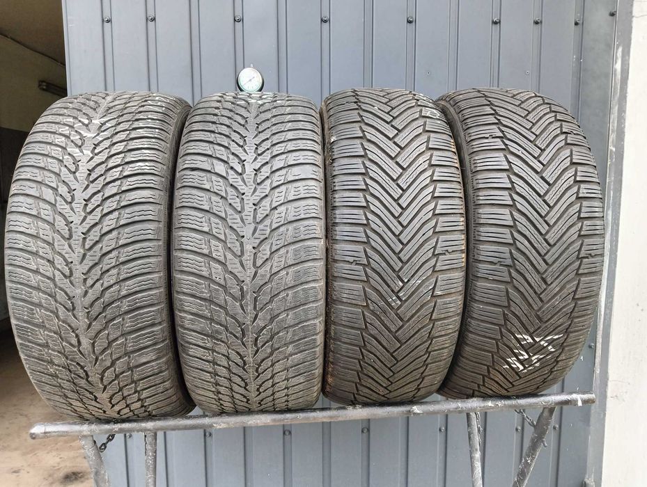4x opony zimowe 225/45r17 NOKIAN/MICHELIN 7mm 2021r MONTAŻ