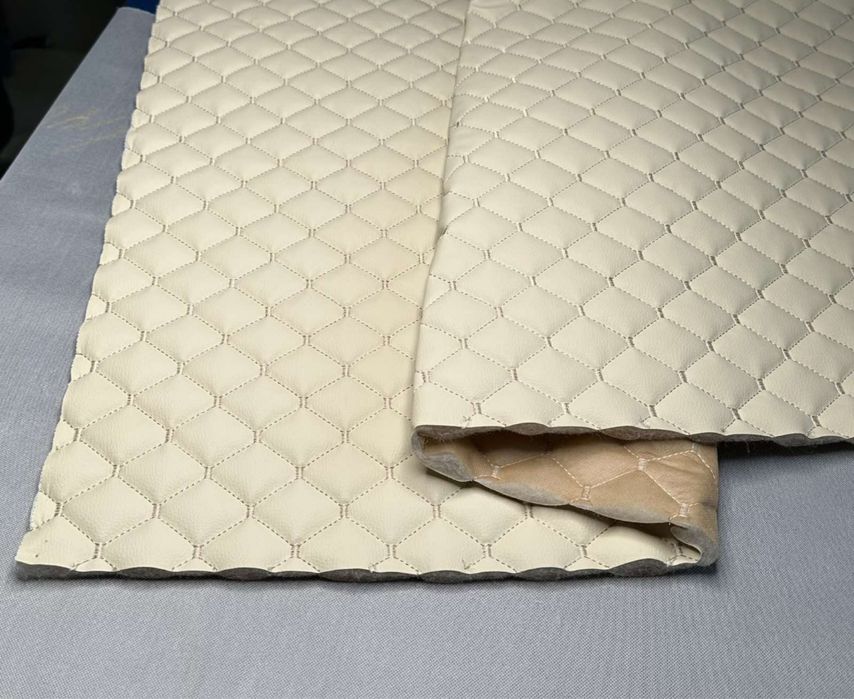 Екошкіра шкірозамінник автошкіра ромб прошитий стьоганий