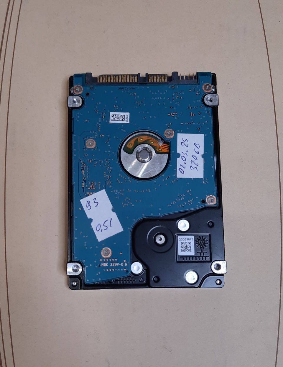 Жосткий диск HDD TOSHIBA SATA 320 GB. Робочий