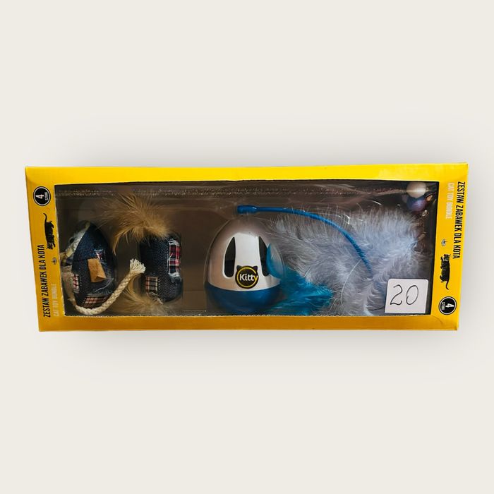 Zestaw zabawek dla kota