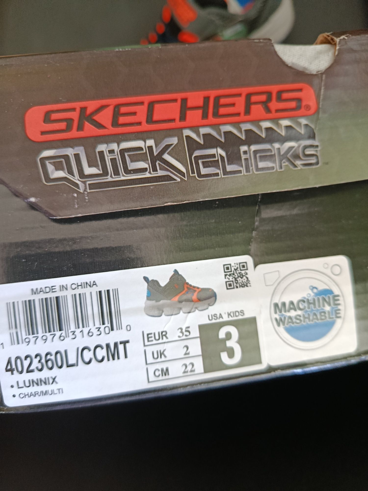 Skechers Boy Lunnix 35 кросівки для хлопчика спорт взуття школи туфлі