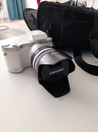 Aparat fotograficzny Samsung NX 300 biały ZESTAW