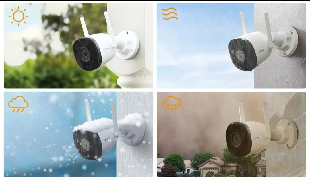 Wi-Fi камера відеоспостереження Imou Bullet 2c 4mp, 3c 5mp, Cruiser SE
