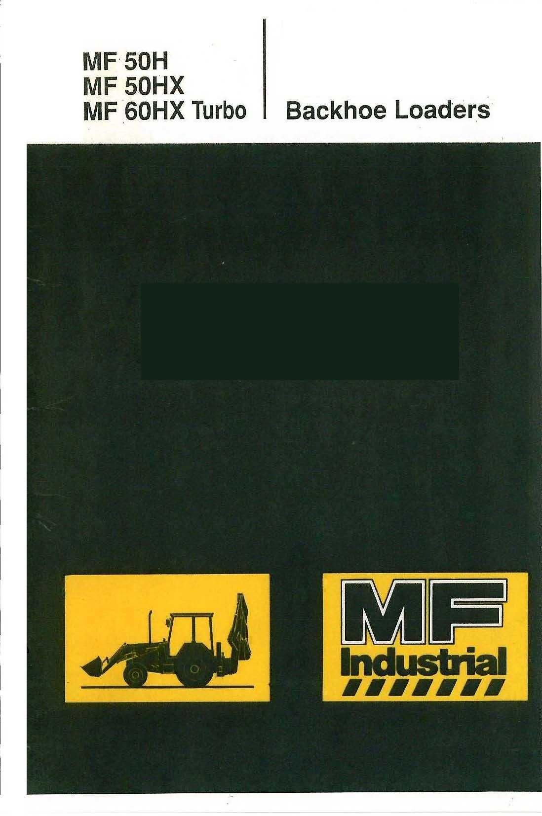 Instrukcja napraw MF 50H 50HX 60HX KOPARKO-ŁADOWARKA serwis