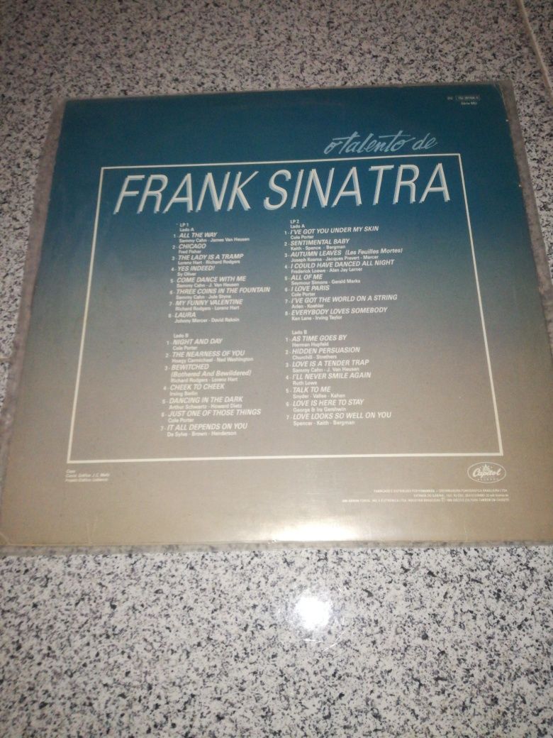 Frank Sinatra disco duplo vinil lp