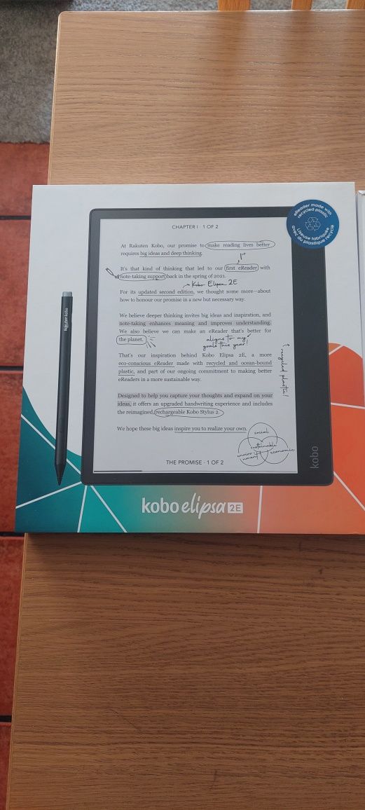 Kobo elipsa 2E + caneta + SleepCover original