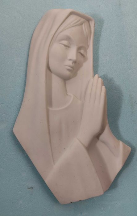 Placa em biscuit Nossa Senhora da Vista Alegre