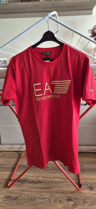 T-shirt męski czerwony xL