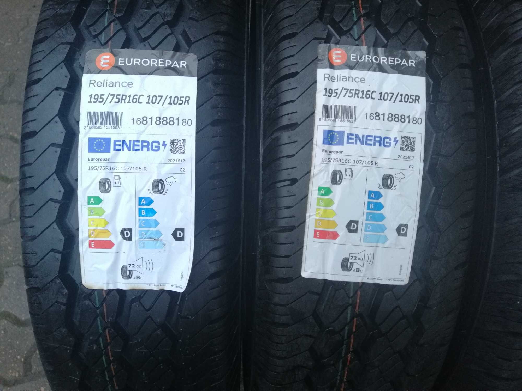 Opony 195/75 R 16 C Eurorepar Reliance Nowe