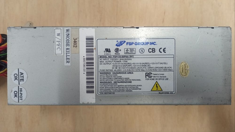 4 zasilacze ATX ITX FlexATX małe nietypowe