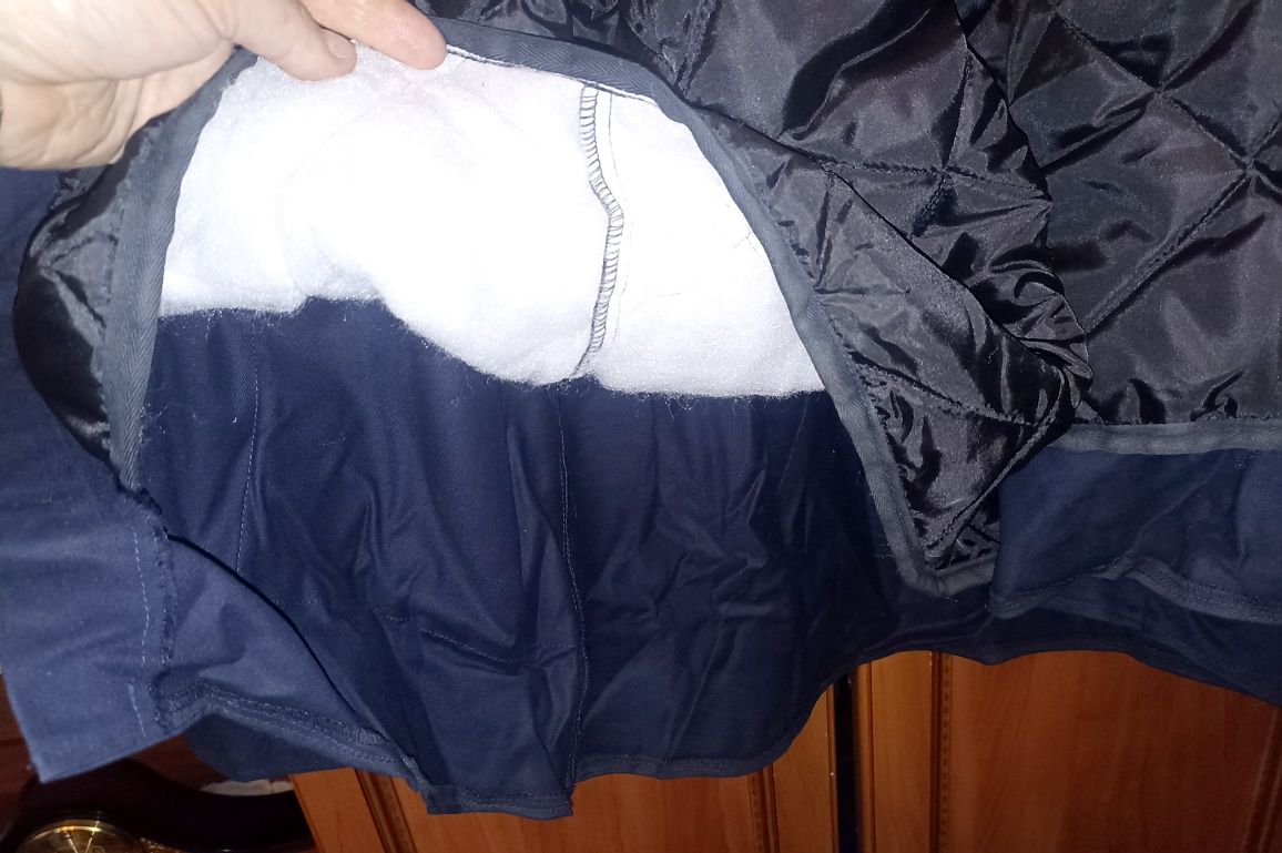 Duża ocieplana kurtka drelichowa. 3XL