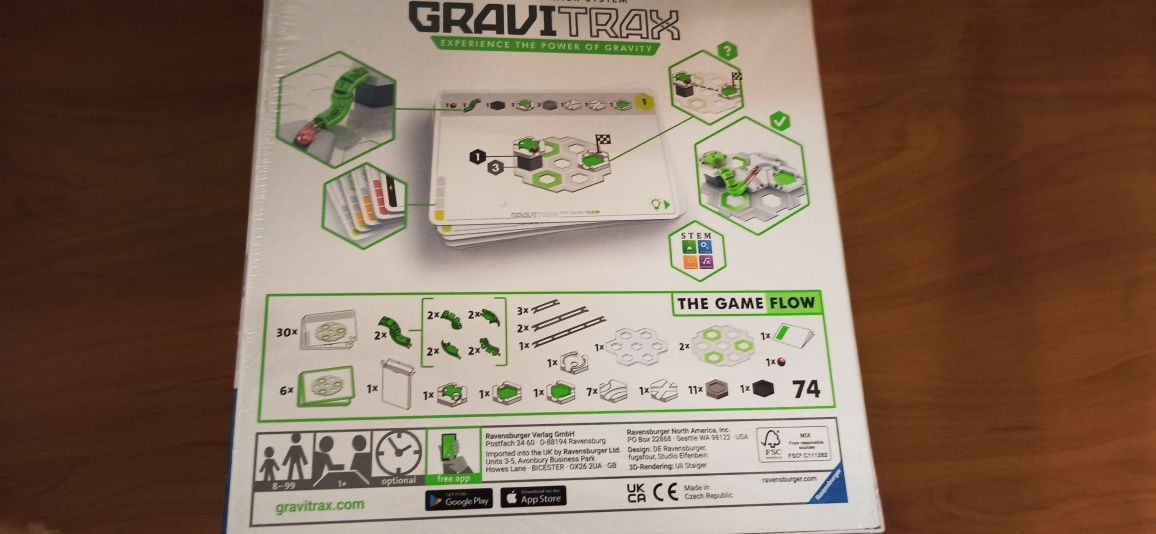 GRAVITRAX THE GAME FLOW gra planszowa logiczna 8+