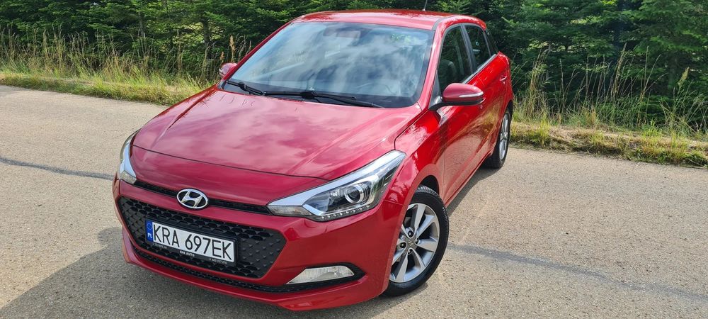 Hyundai i20 1.4 Benzyna Automat Klimatyzacja Tempomat Ledy Kolor Piękny X2R