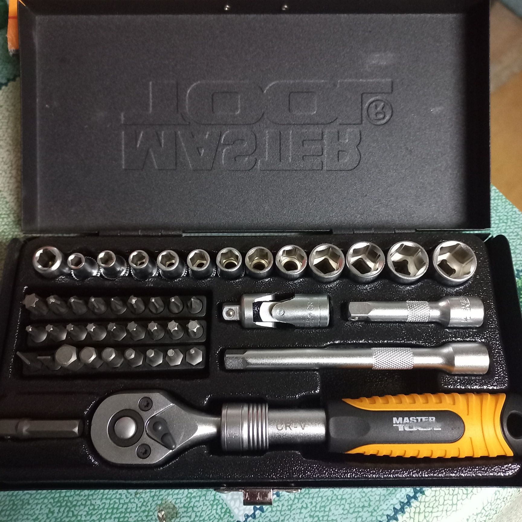 Master TOOL Набор ключей и насадок торцевых , 45 элементов, 78-2045