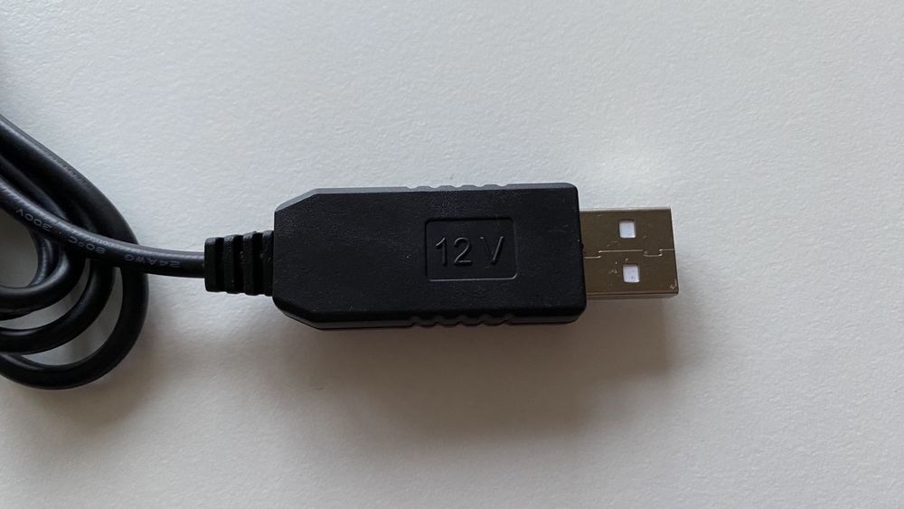 Кабель USB DC 12V