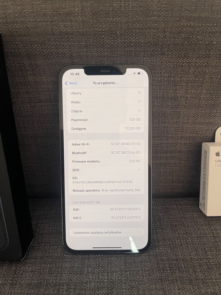 Iphone 12 Pro Max, Pacific Blue 128GB - stan idealny Poznań